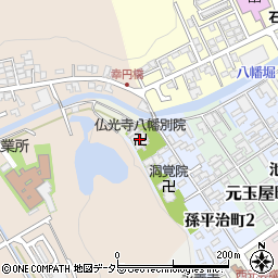 仏光寺八幡別院周辺の地図