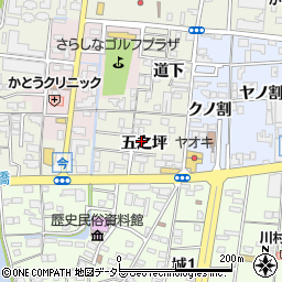 愛知県海部郡蟹江町今五之坪周辺の地図