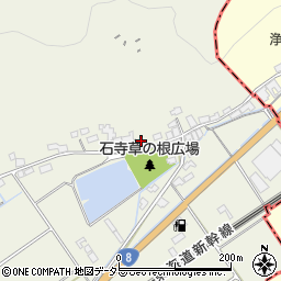 滋賀県近江八幡市安土町石寺196周辺の地図