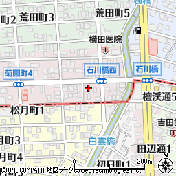 名古屋石川橋郵便局周辺の地図