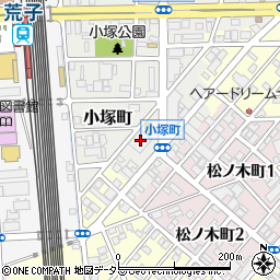ウエルシア薬局　名古屋小塚店周辺の地図