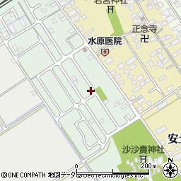 滋賀県近江八幡市安土町常楽寺38周辺の地図