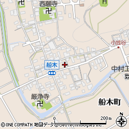 滋賀県近江八幡市船木町1077周辺の地図