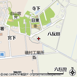 愛知県日進市藤島町寺下周辺の地図