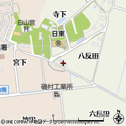 愛知県日進市藤島町（寺下）周辺の地図