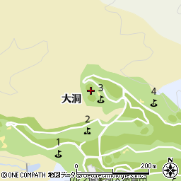 愛知県豊田市城見町大洞周辺の地図
