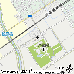 滋賀県近江八幡市安土町慈恩寺706周辺の地図