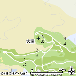 愛知県豊田市城見町（大洞）周辺の地図