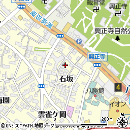 愛知県名古屋市昭和区広路町石坂23-13周辺の地図