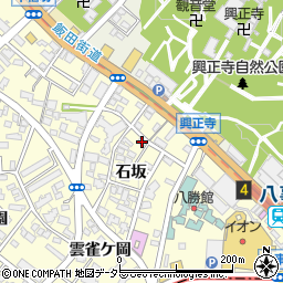 愛知県名古屋市昭和区広路町石坂23-3周辺の地図