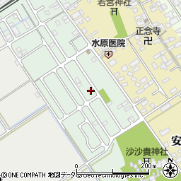 滋賀県近江八幡市安土町常楽寺38-27周辺の地図