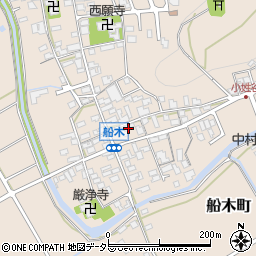 滋賀県近江八幡市船木町1076周辺の地図