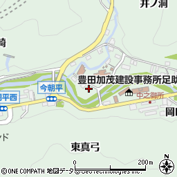 愛知県豊田市足助町久井戸周辺の地図