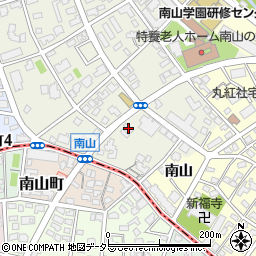 愛知県名古屋市昭和区南山町15周辺の地図