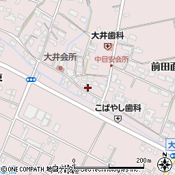 愛知県愛西市大井町浦田面723周辺の地図