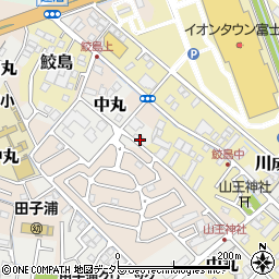 静岡県富士市中丸107周辺の地図