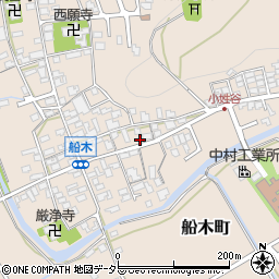 滋賀県近江八幡市船木町1084周辺の地図