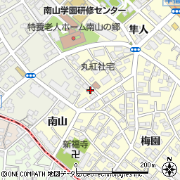 愛知県名古屋市昭和区広路町南山80周辺の地図