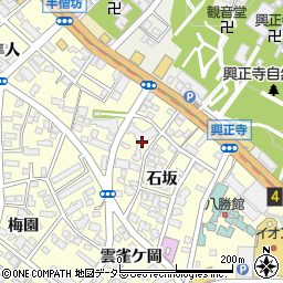 愛知県名古屋市昭和区広路町石坂28-1周辺の地図