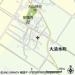 滋賀県東近江市大清水町322周辺の地図