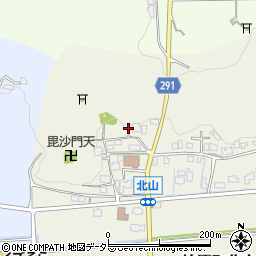 兵庫県丹波市柏原町北山187周辺の地図