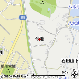 愛知県豊田市貝津町今池周辺の地図
