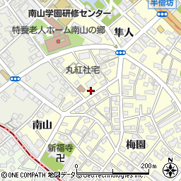 愛知県名古屋市昭和区広路町南山72周辺の地図