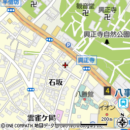 愛知県名古屋市昭和区広路町石坂22-2周辺の地図