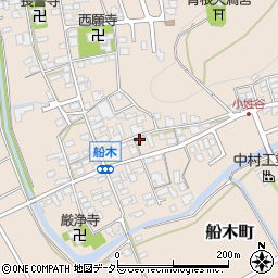 滋賀県近江八幡市船木町1079周辺の地図