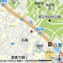愛知県名古屋市昭和区広路町石坂16-3周辺の地図
