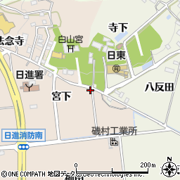 愛知県日進市本郷町宮下507周辺の地図
