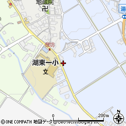 滋賀県東近江市湯屋町1274周辺の地図