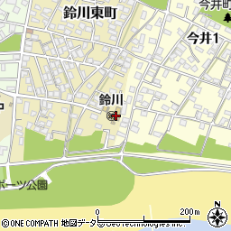 鈴川周辺の地図