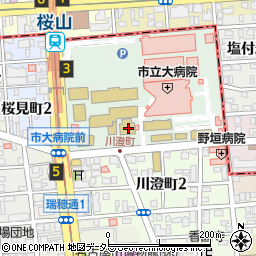 愛知県名古屋市瑞穂区瑞穂町川澄1周辺の地図