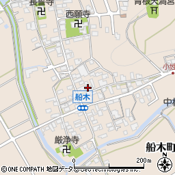 滋賀県近江八幡市船木町1051周辺の地図