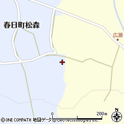 兵庫県丹波市春日町松森26周辺の地図