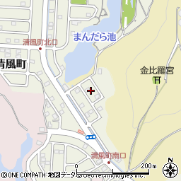 滋賀県大津市清風町3周辺の地図