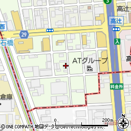 愛知県名古屋市昭和区高辻町周辺の地図
