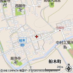 滋賀県近江八幡市船木町1083周辺の地図