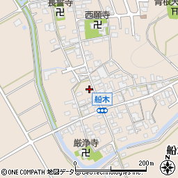 滋賀県近江八幡市船木町1030-1周辺の地図