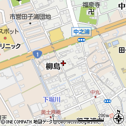 静岡県富士市中丸354周辺の地図