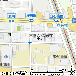 愛知県名古屋市熱田区池内町周辺の地図