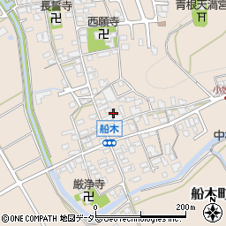 滋賀県近江八幡市船木町1037周辺の地図