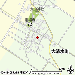 滋賀県東近江市大清水町316周辺の地図