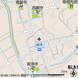 滋賀県近江八幡市船木町1052周辺の地図