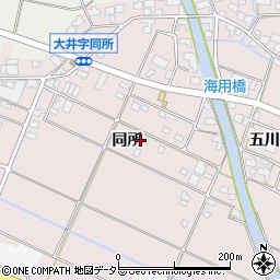 愛知県愛西市大井町同所306周辺の地図