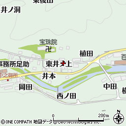 愛知県豊田市足助町東井ノ上5-5周辺の地図