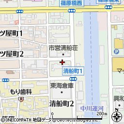 なごや建設事業サービス財団（公益財団法人）　名古屋建設技術センター周辺の地図