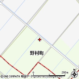 滋賀県近江八幡市野村町4394周辺の地図