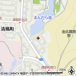 滋賀県大津市清風町3-4周辺の地図